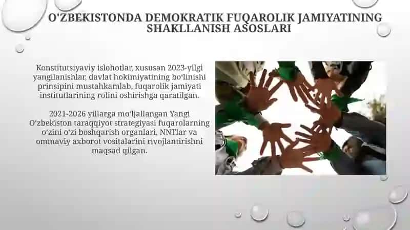 O'zbekistonda demokratik fuqarolik jamiyati asoslarining shakllanishi 3
