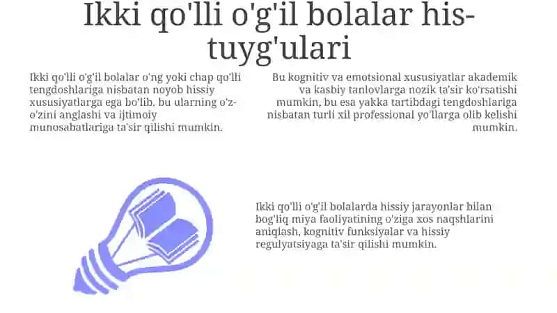 Ikki qo'lli o'g'il bolalarning kognitiv va hissiy sohasining psixofizologik xususiyatlari 3