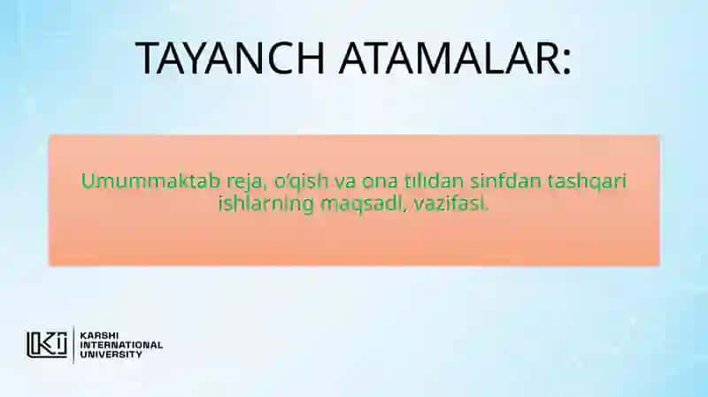 O‘qish va ona tilidan sinfdan tashqari ishlar 3