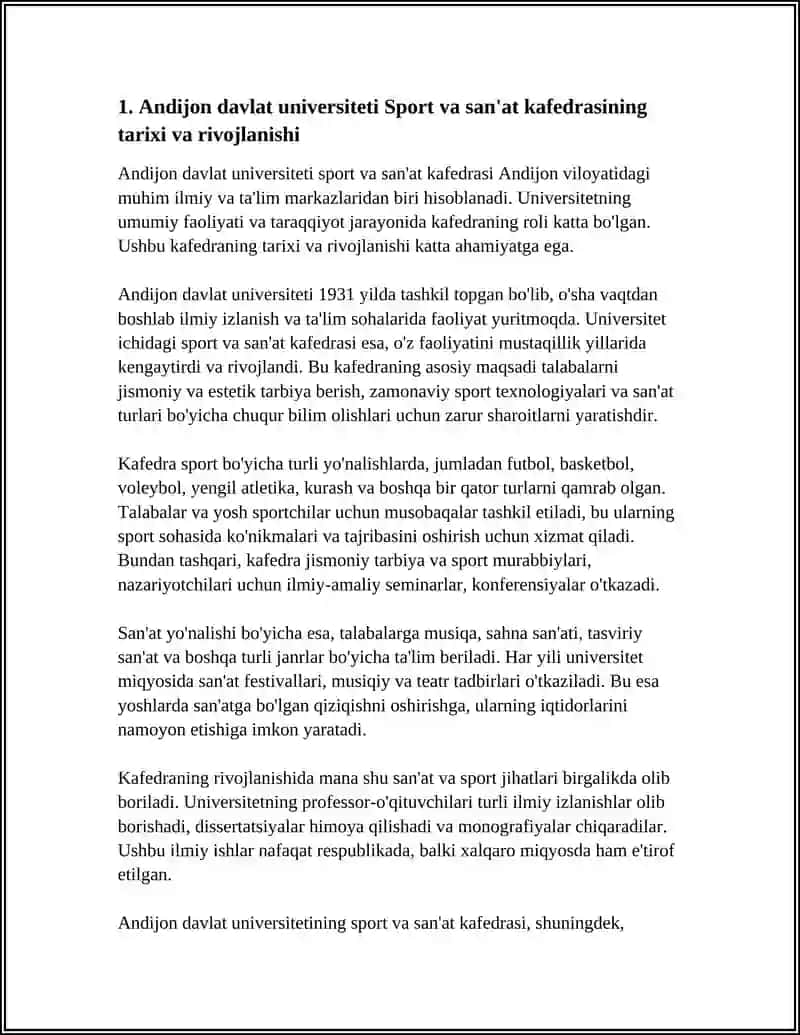 Andijon Davlat Universiteti Sport va San'at Kafedrasi 3