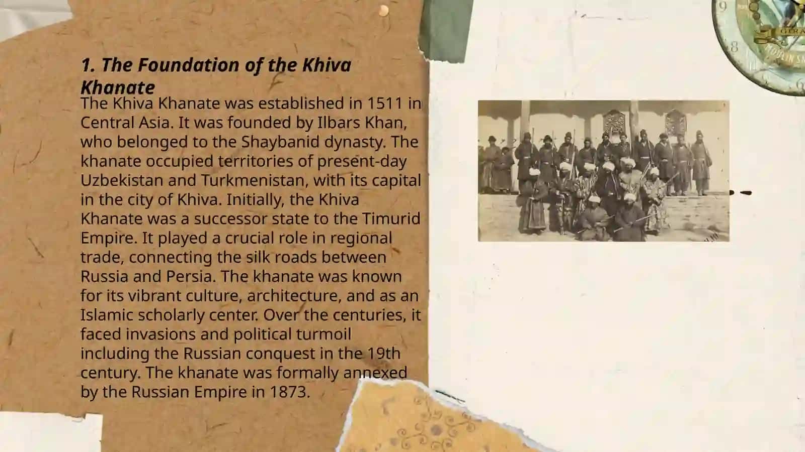 Presentation of "Khiva khanate" 3