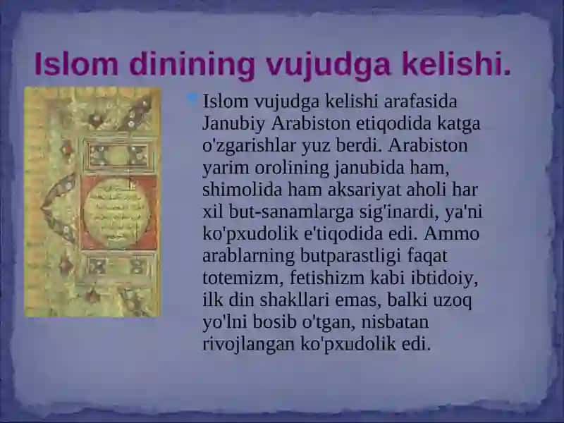 ISLOMIY QADRIYATLAR VA HOZIRGI ZAMON 3