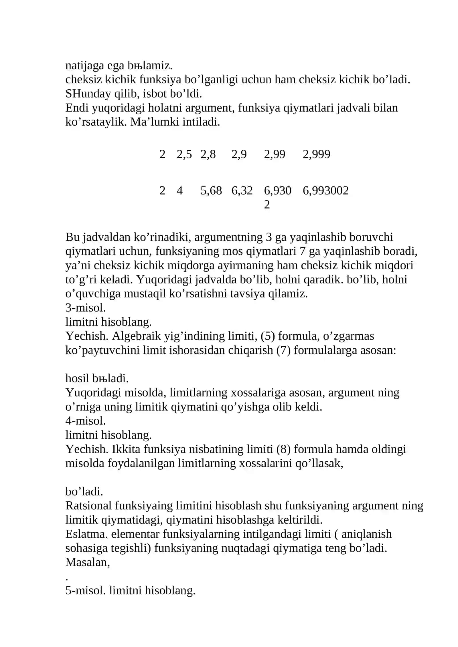 Matematika Analizi 3