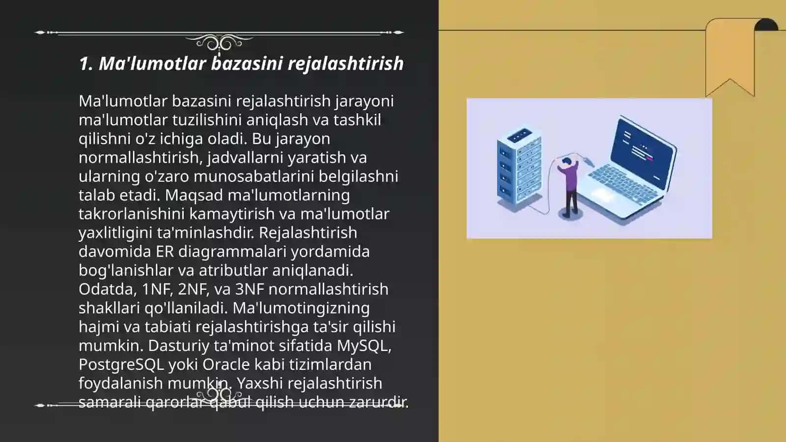 MS Access dasturida ma‘lumotlar bazasini yaratish va ularga axborotlar kiritish 3