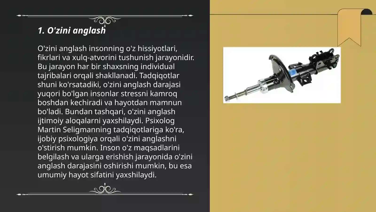 Shaxsning o‘z - o‘ziga baho berish mezonlari 3