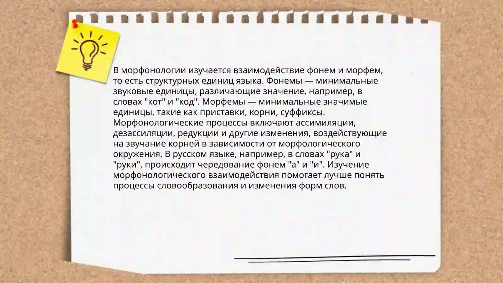 Морфонология как учение об организации фонем, установленных морфологически 3