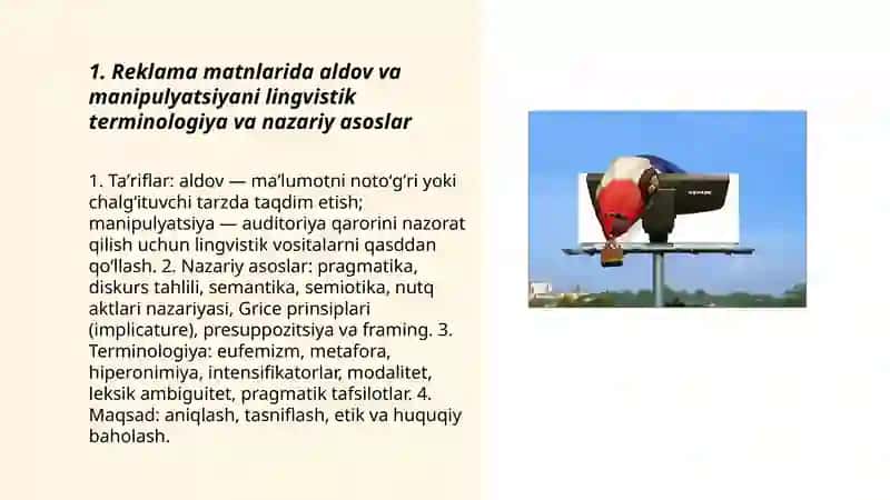 Reklama matnlarida aldov va manipulyatsiyani lingvistik aniqlash usullari 3