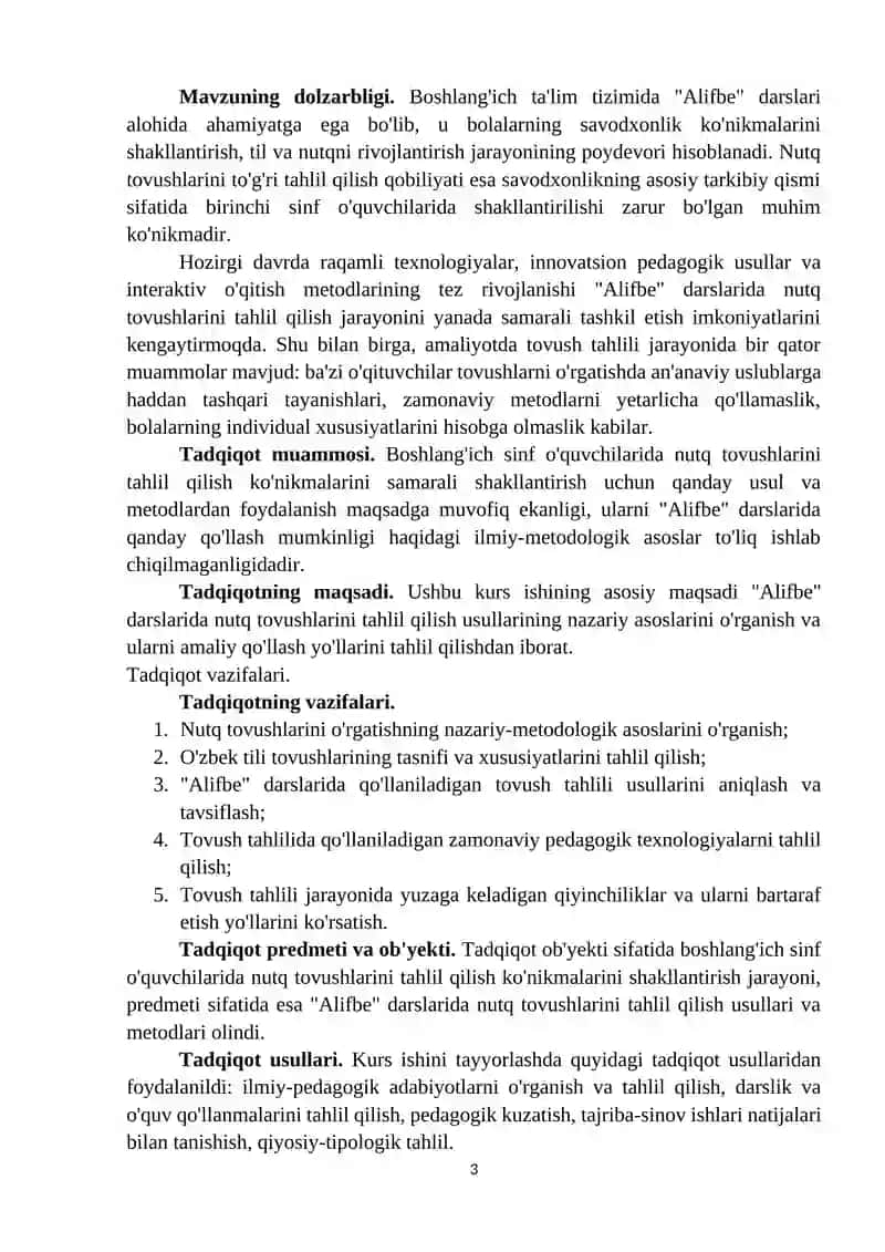 ALIFBE 3