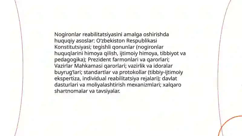 Nogironlar reabiltatsiyasi amalga oshirish 3