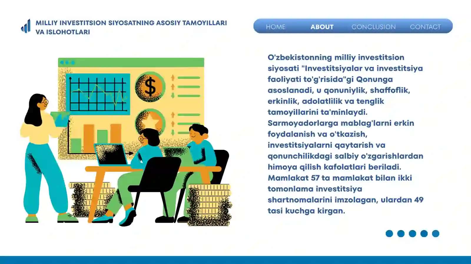 Milliy investitsion siyosat. Milliy iqtisodiyotga investitsiyalarni jalb qilish istiqbollari 3