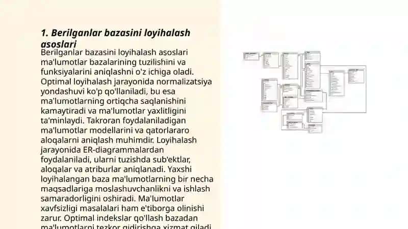 Berilganlar bazasi loyihalash asoslari 3