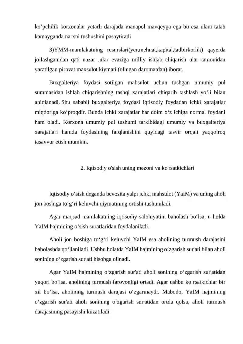 Yalpi foydaning taqsimlanishi 3