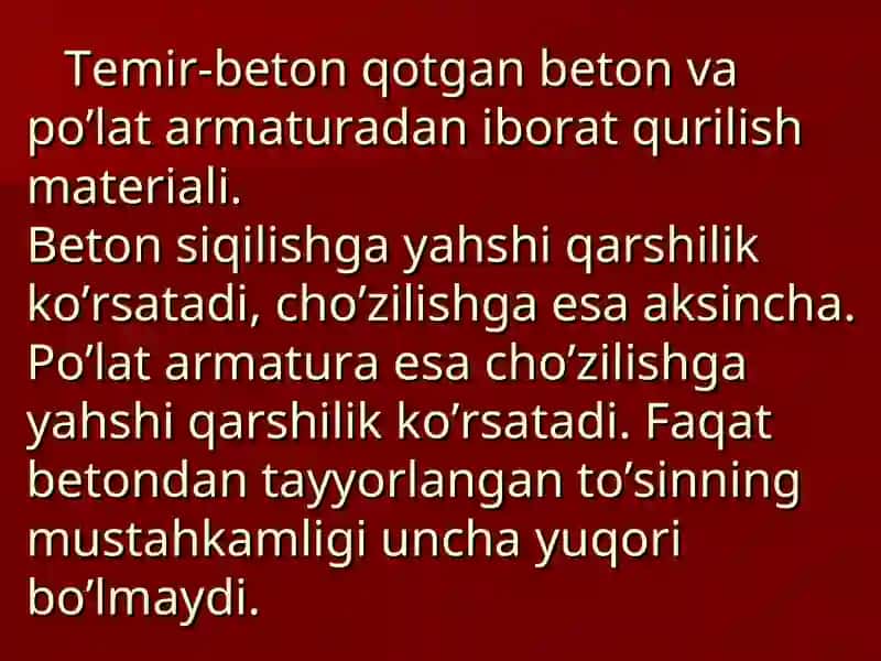 Yig’ma temir-beton konstruksiyalar va yaxlit beton 3