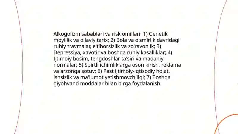 Alkogolizm va uning asoratlari 3