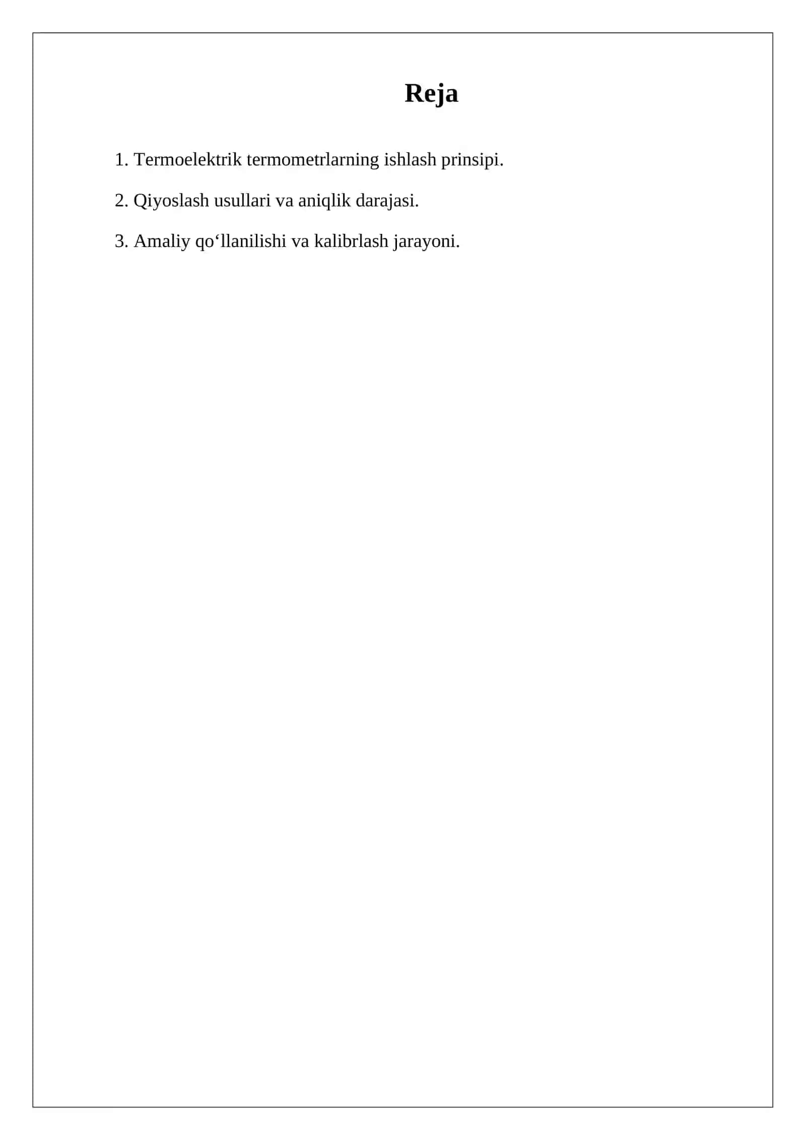 Termoelektrik termometrlarni qiyoslash 3