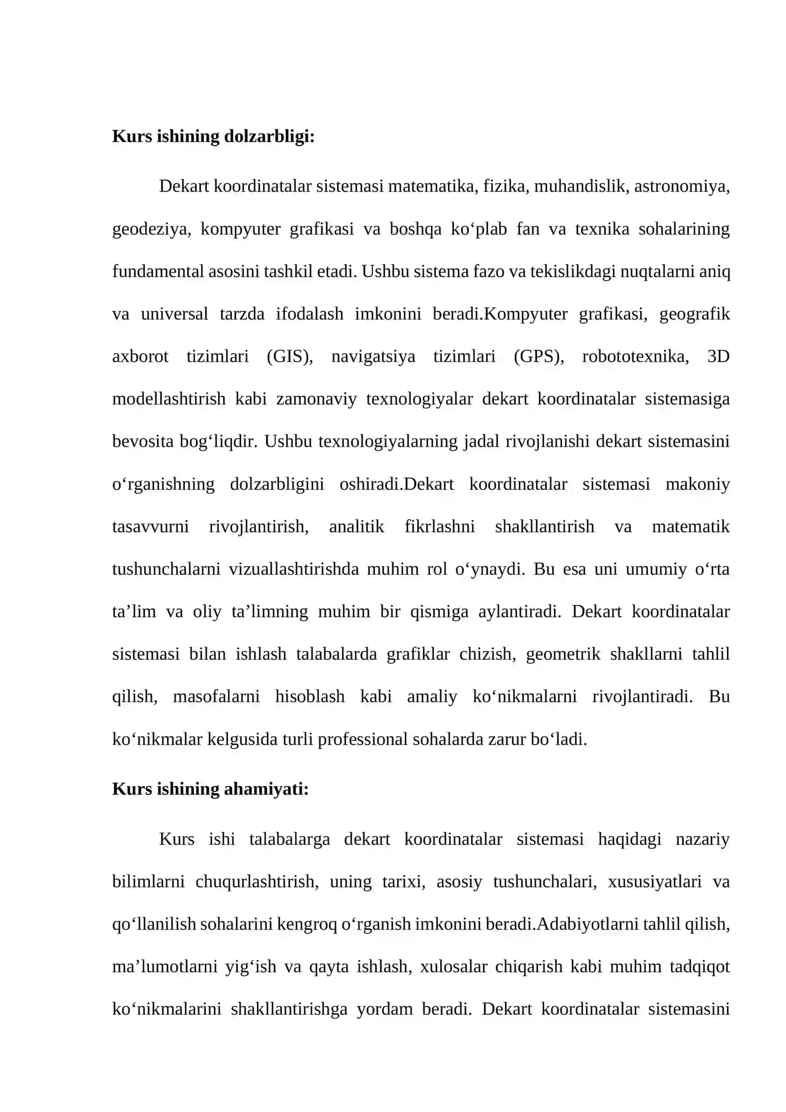 DEKART KOORDINATALAR SISTEMASIDA TO’G’RI CHIZIQLAR 3