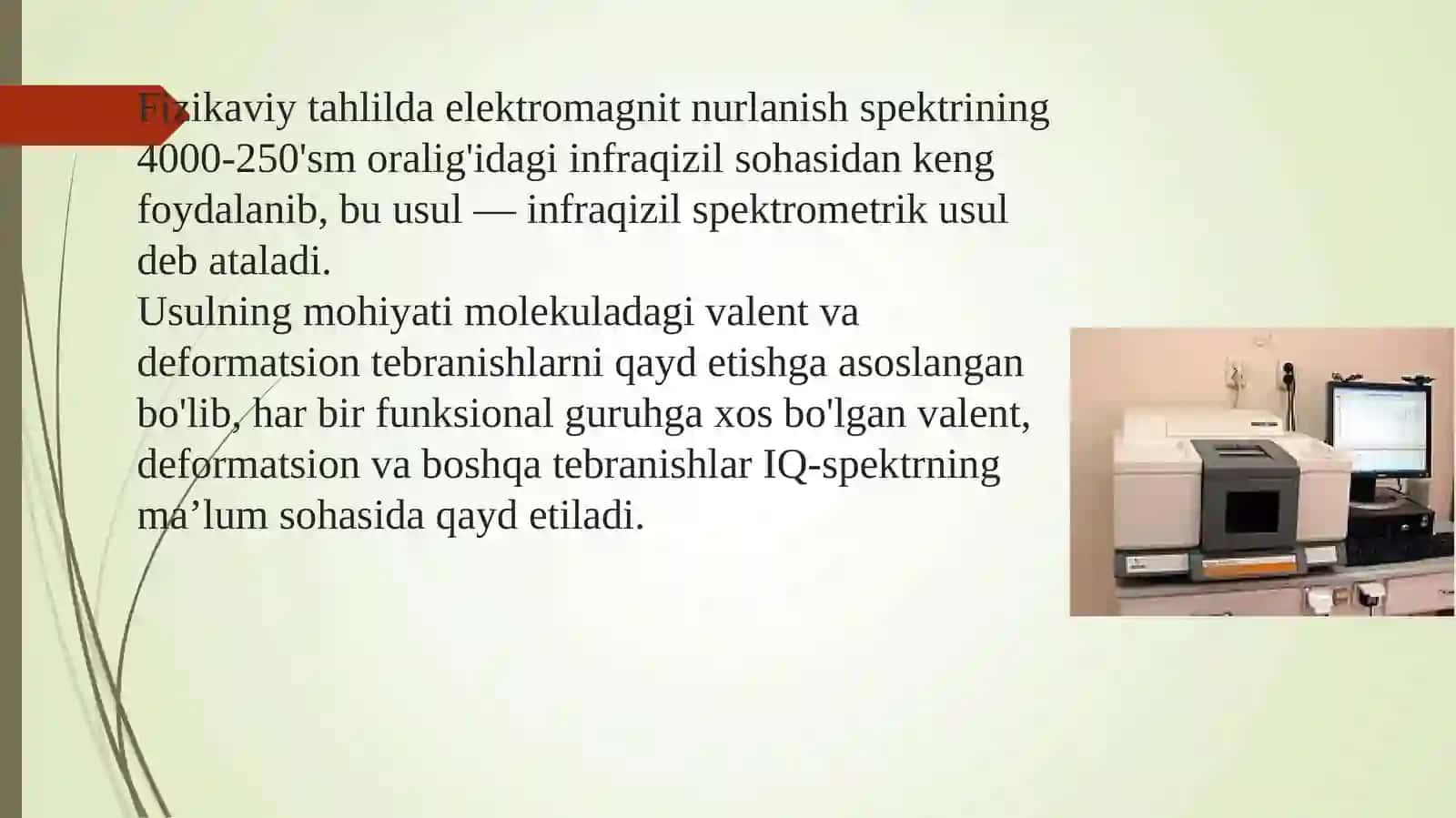 Infraqizil spektroskopiya usuli 3