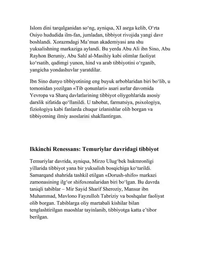 MUSTAQILLIK YILLARIDA O‘ZBEKISTONDA SOGLIQNI SAQLASH TIZIMINING RIVOJLANISHI 3