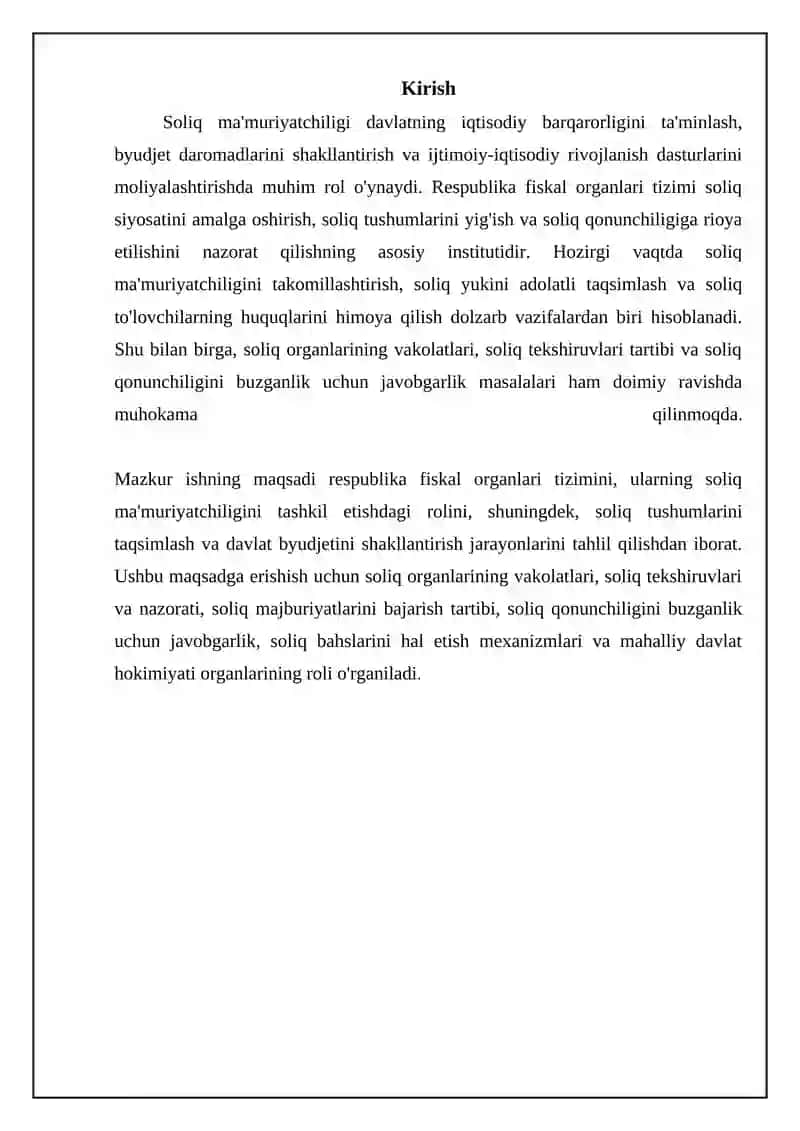 Soliqlar va budjet hisobi 3