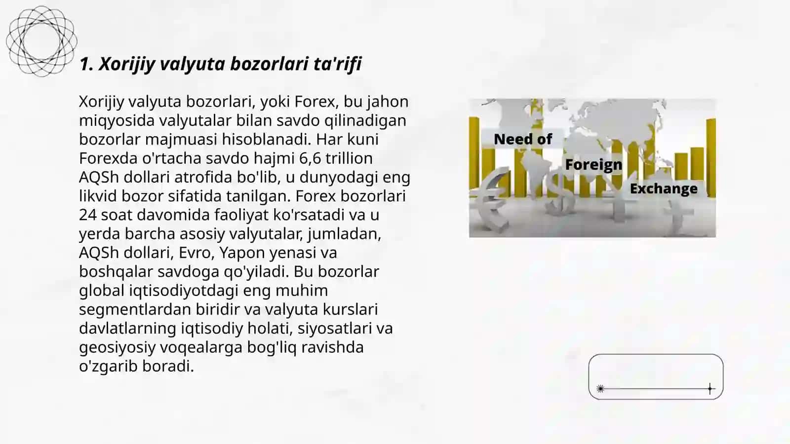 Xorijiy valyuta bozorlari 3
