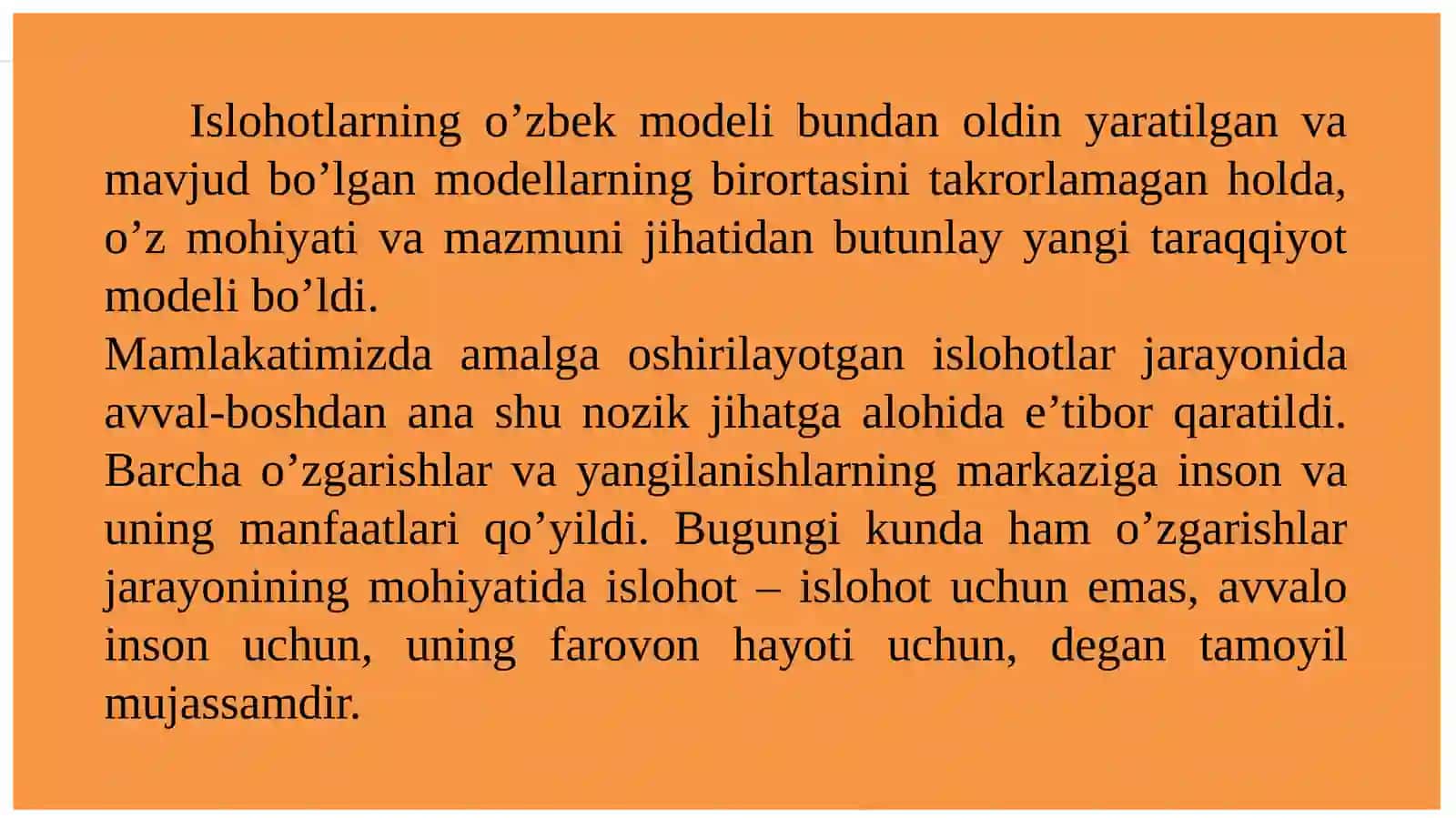 O‘zbekiston Respublikasida ijtimoiy sohadagi islohotlar 3