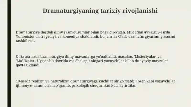 Dramaturgiya janrlari 3