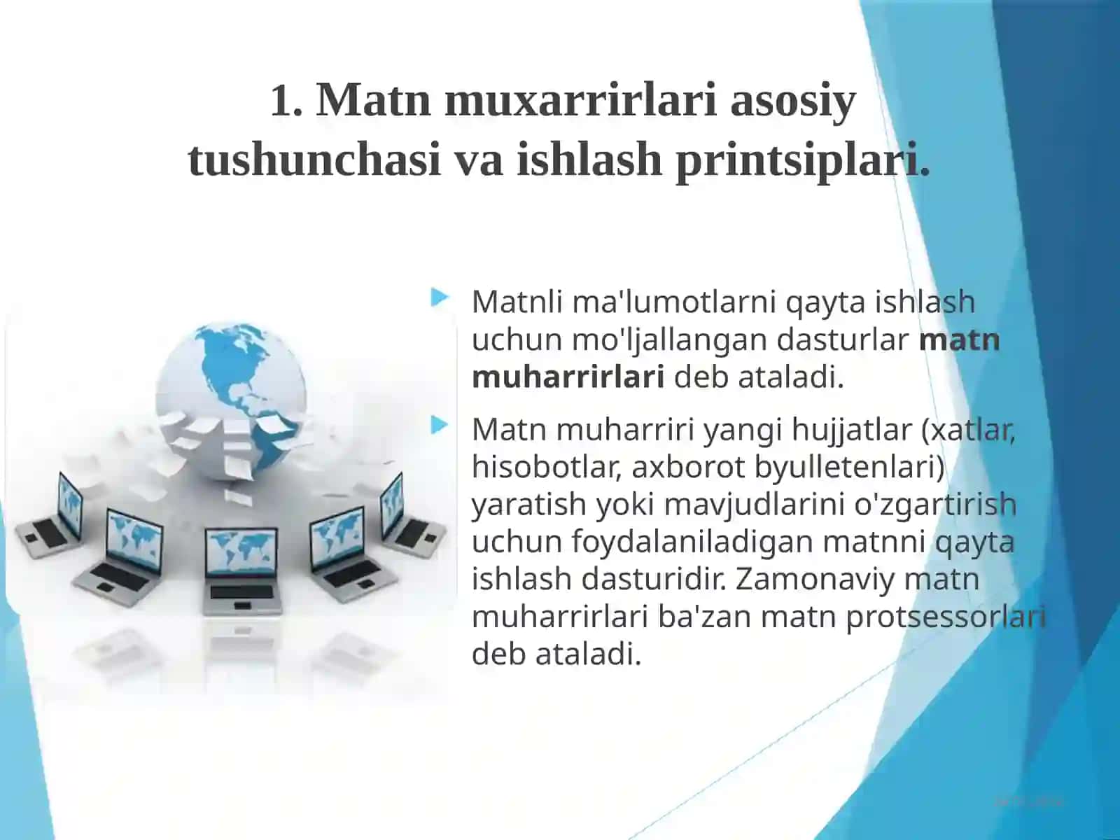 Zamonaviy Matn Muharrirlari 3