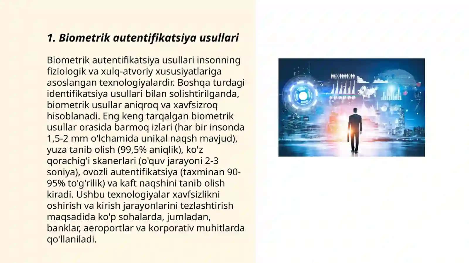 Biometrik autentifikatsiya usullari 3