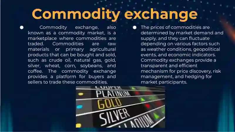 Commodity Exchange 3