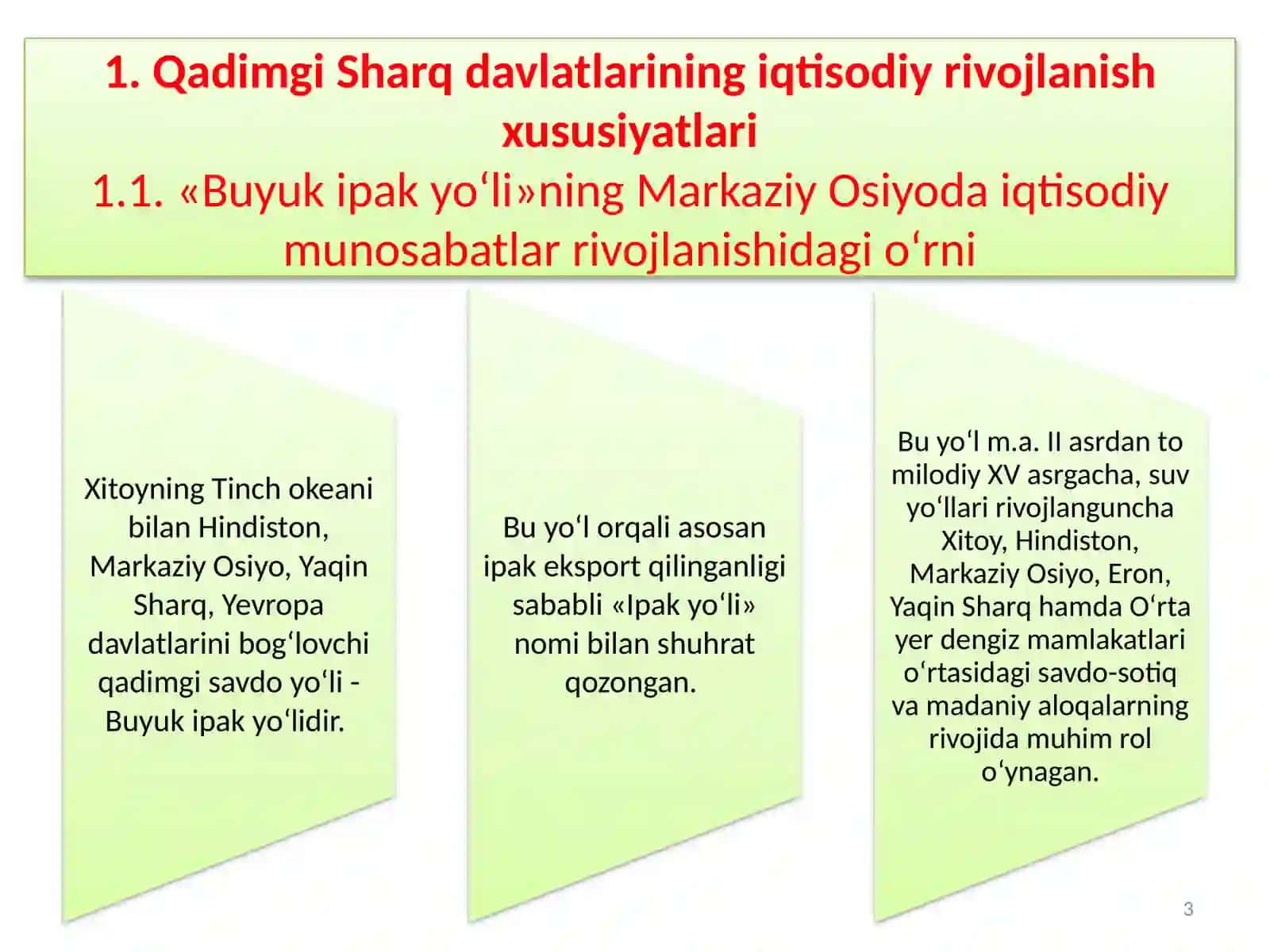 QADIMGI DUNYO IQTISODIYOTINING RIVOJI 3