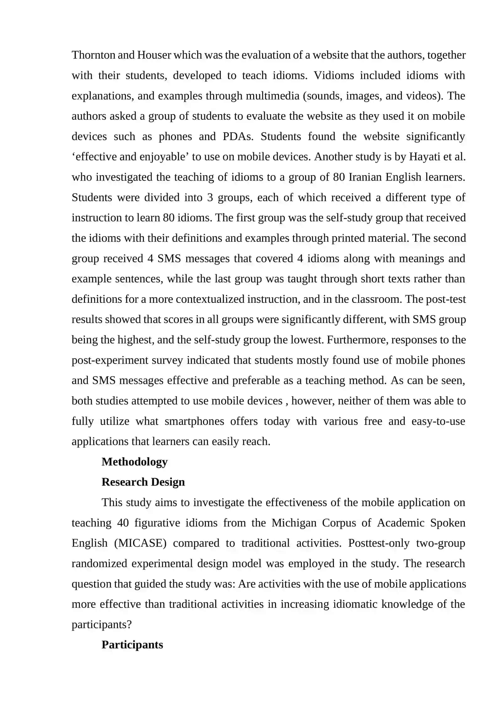 EFFECTIVENESS OF MOBILE APPLICATIONS IN VOCABULARY TEACHING 3
