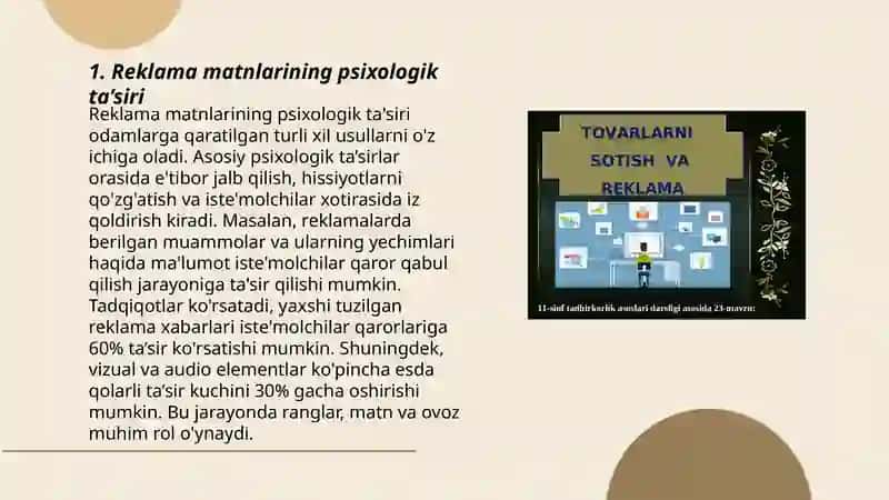 Reklama matnlarini iste’molchilar xulq-atvoriga ta’siri 3
