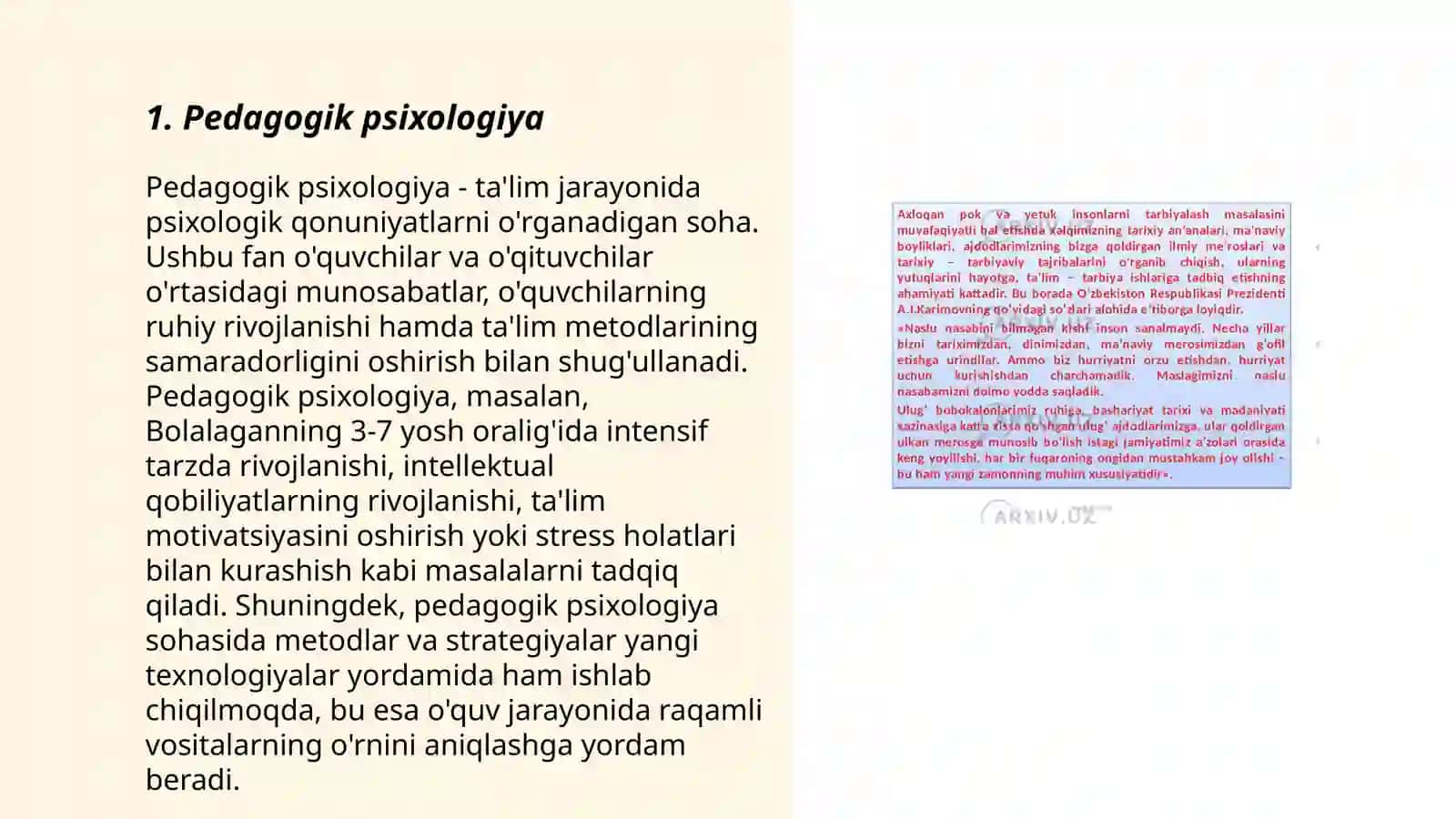 Pedagogika fanining soxalari 3