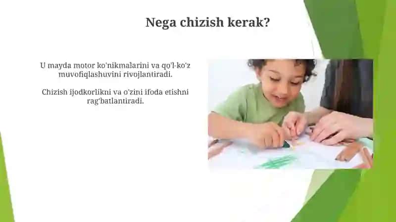 Rasm chizishni o'rgatish 3