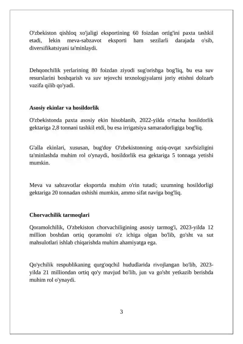 Qishloq xojaligi 3