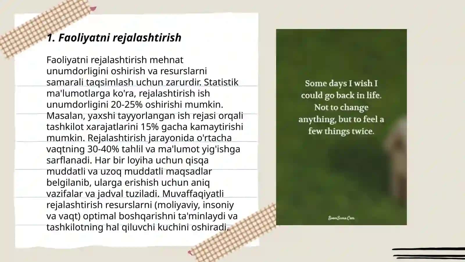 Faoliyatining o'zlashtirilishi va malakalar egallash.Motiv va motivatsiya 3