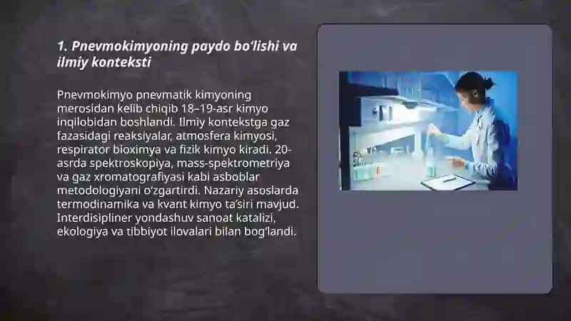 Pnevmokimyoning shakllanishi:Kimyo tarixida yangi davr 3