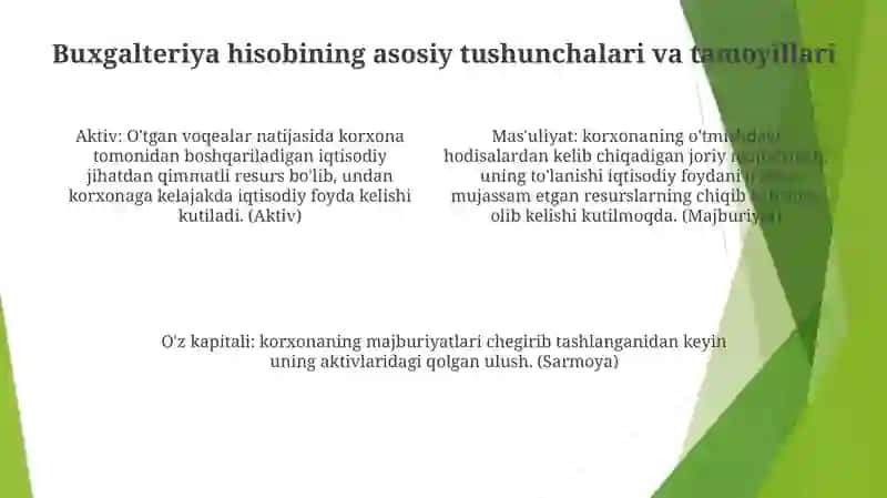 Bug'Alteriya Hisobining Konseptual Asoslari 3