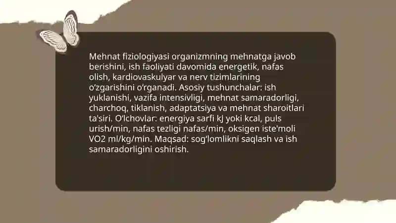 Inson mehnat faoliyatining fiziologik va gigeniyik asoslari 3