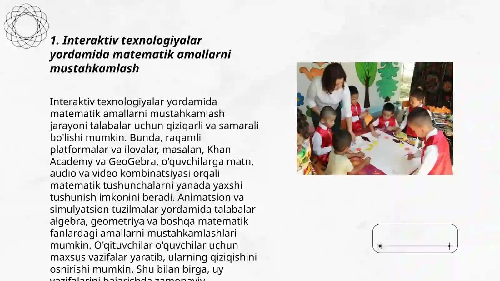 Interaktiv texnologiyalardan foydalanish orqali matematik tushunchalarni mustahkamlash 3