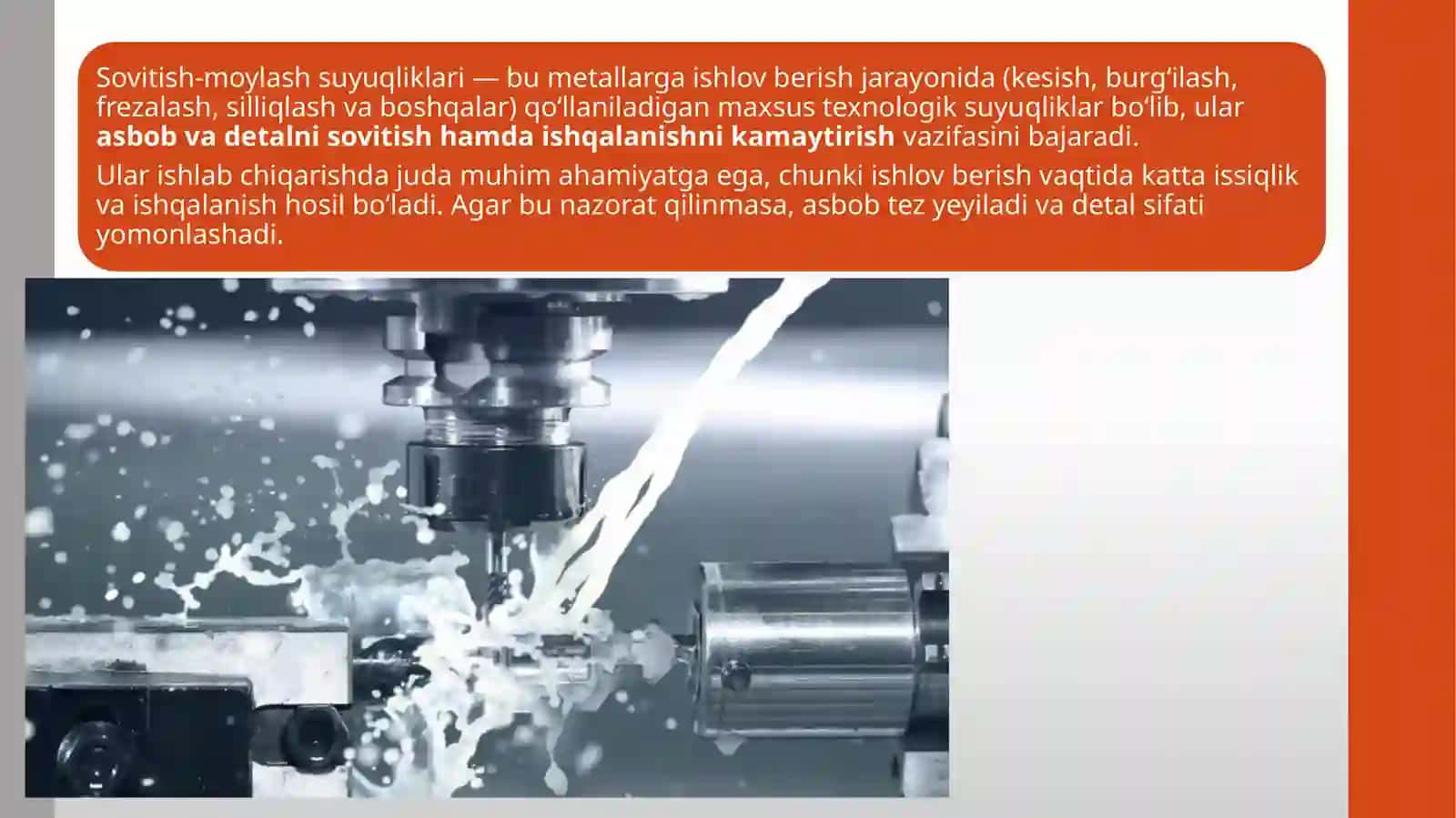 Kesish nazariyasi va kesuvchi asboblar fanidan TAQDIMOTI 3