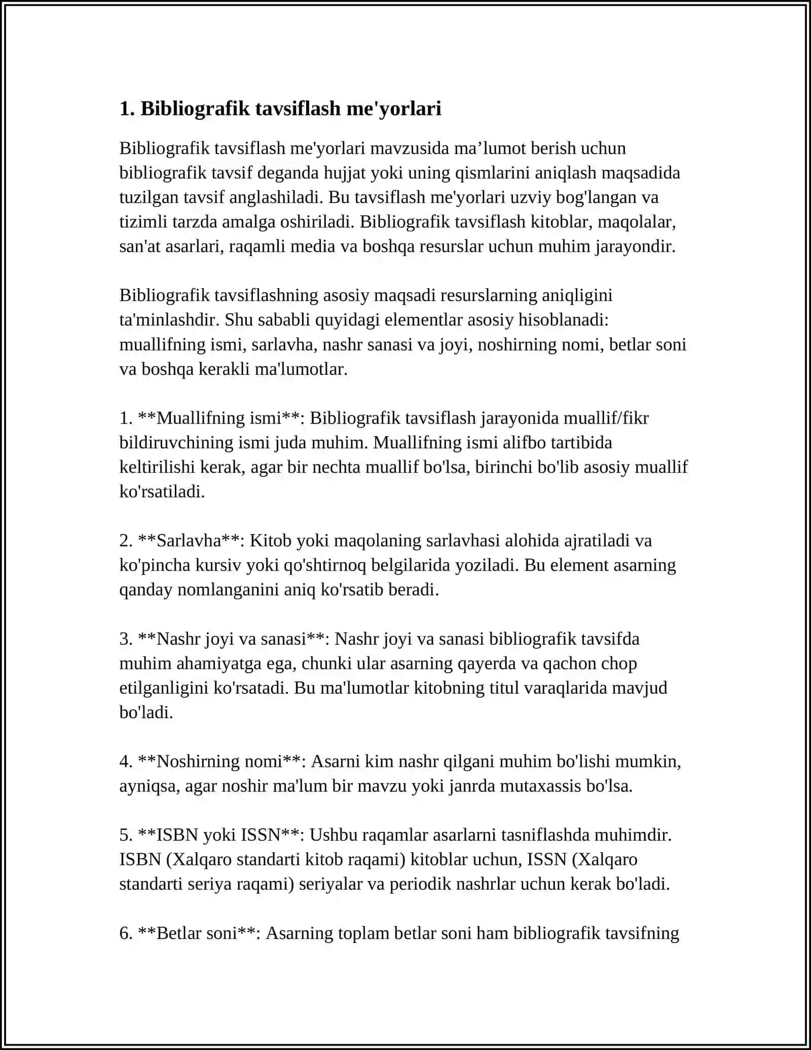 BIR MUALLIFLI HUJJATLARNI BIBLIOGRAFIK TAVSIFLASH USULLARI 3