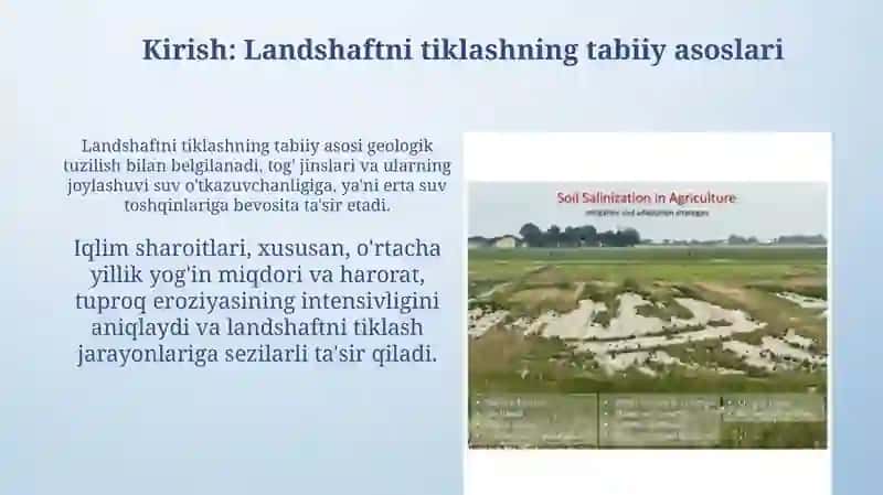 Landshaftni tiklashning tabiiy asoslari 3