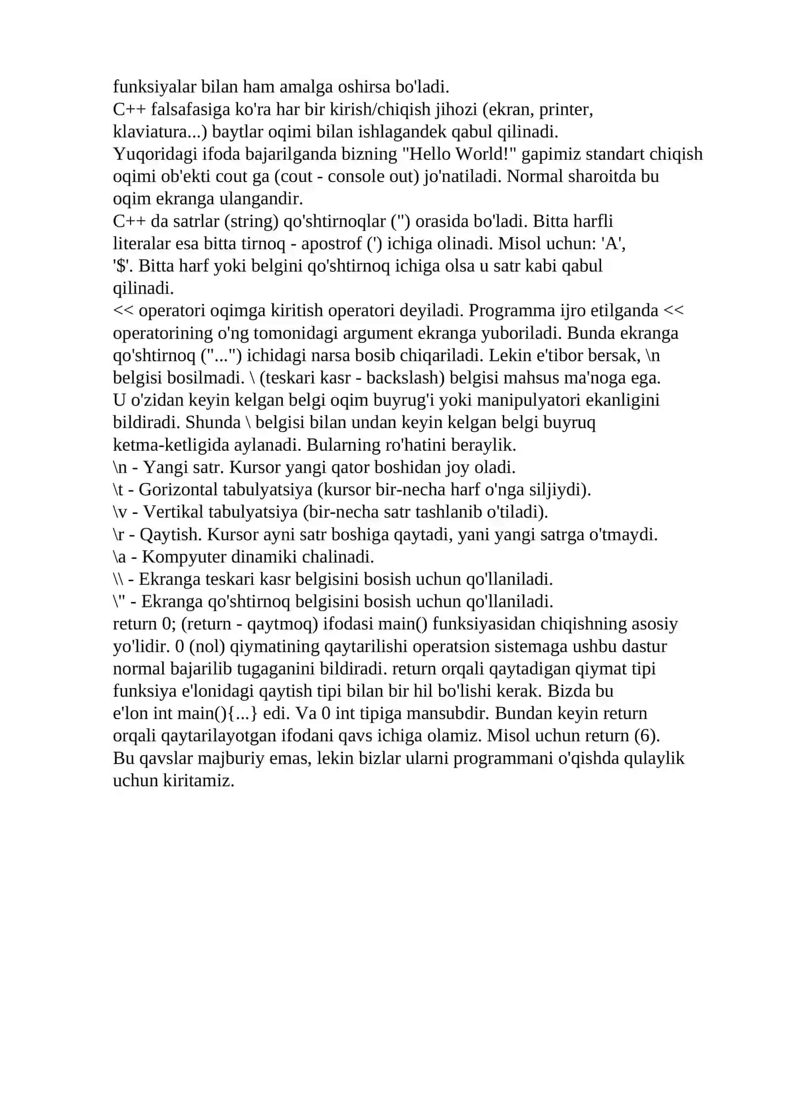 Chiziqli jarayonlarni dasturlash 3