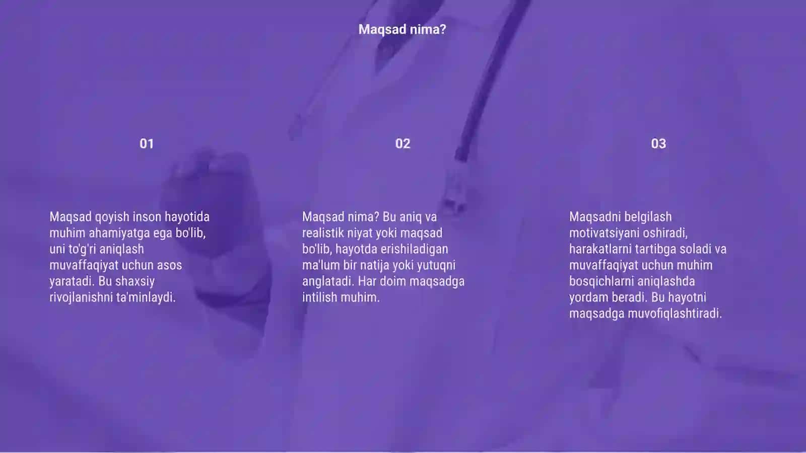 Maqsad qoyish 3