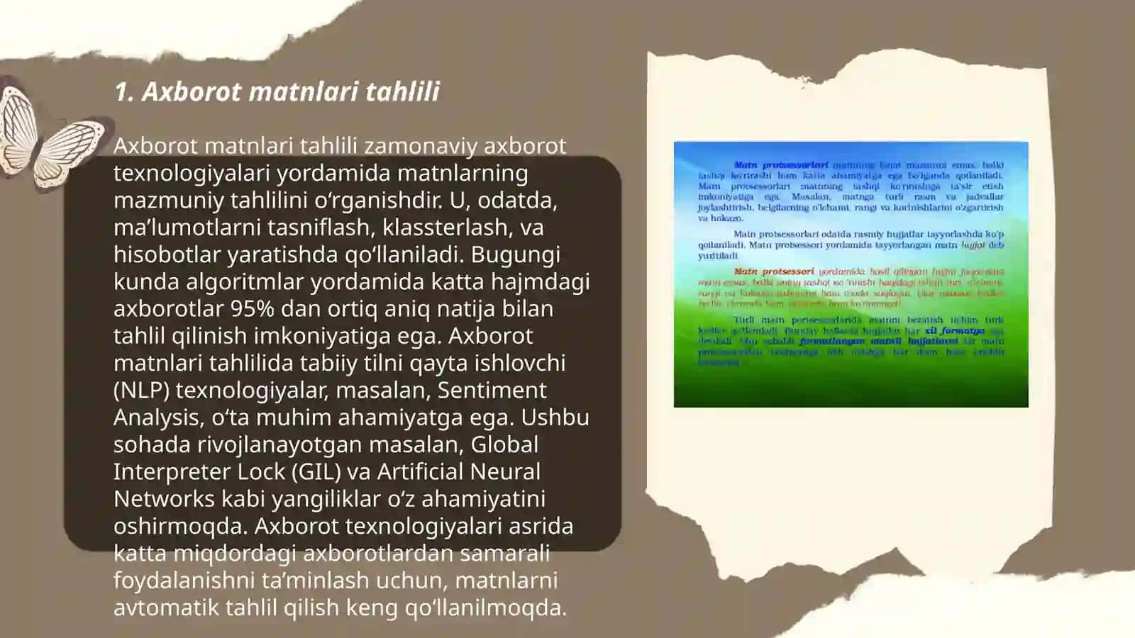 Axborot matnlari bilan ishlash va media madaniyat 3