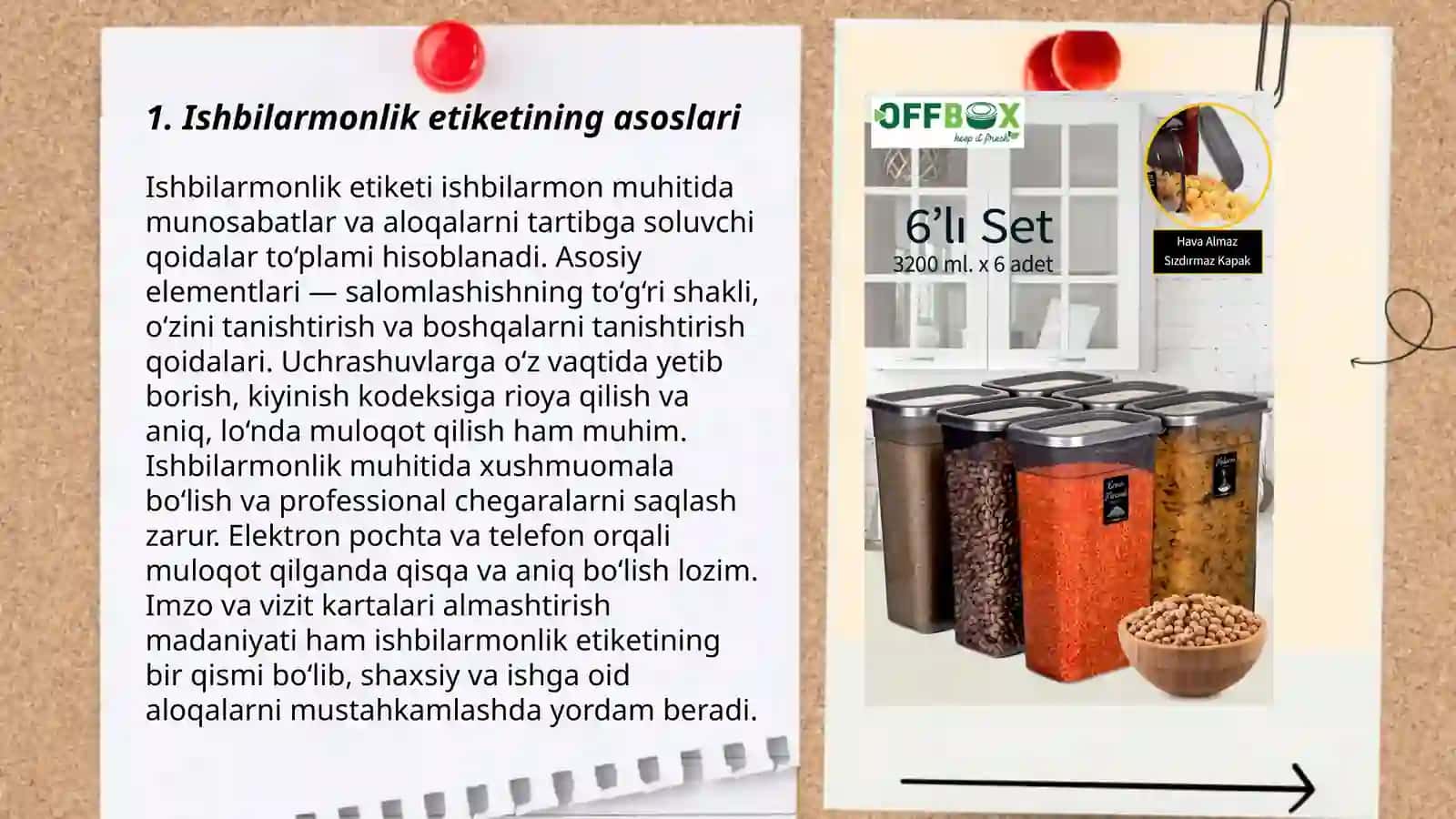 Ishbilarmonlik etiketi va uning tamoyillari 3