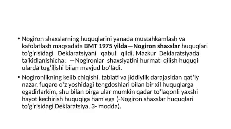 Inklyuziv ta’limning xalqaro va O‘zbekistondagi huquqiy asoslari 3