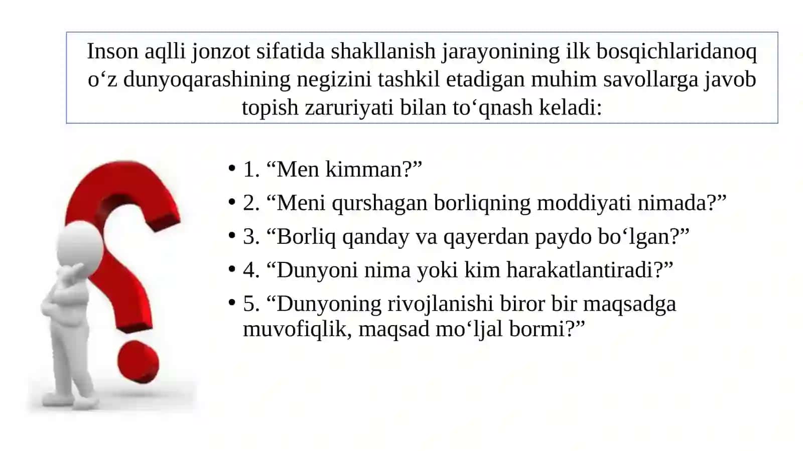 Borliq(ontologiya) VA RIVOJLANISHFALSAFASI 3