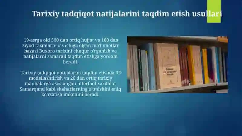 Tarixiy tadqiqotlarning maxsus usullari va miqdoriy usullari 3